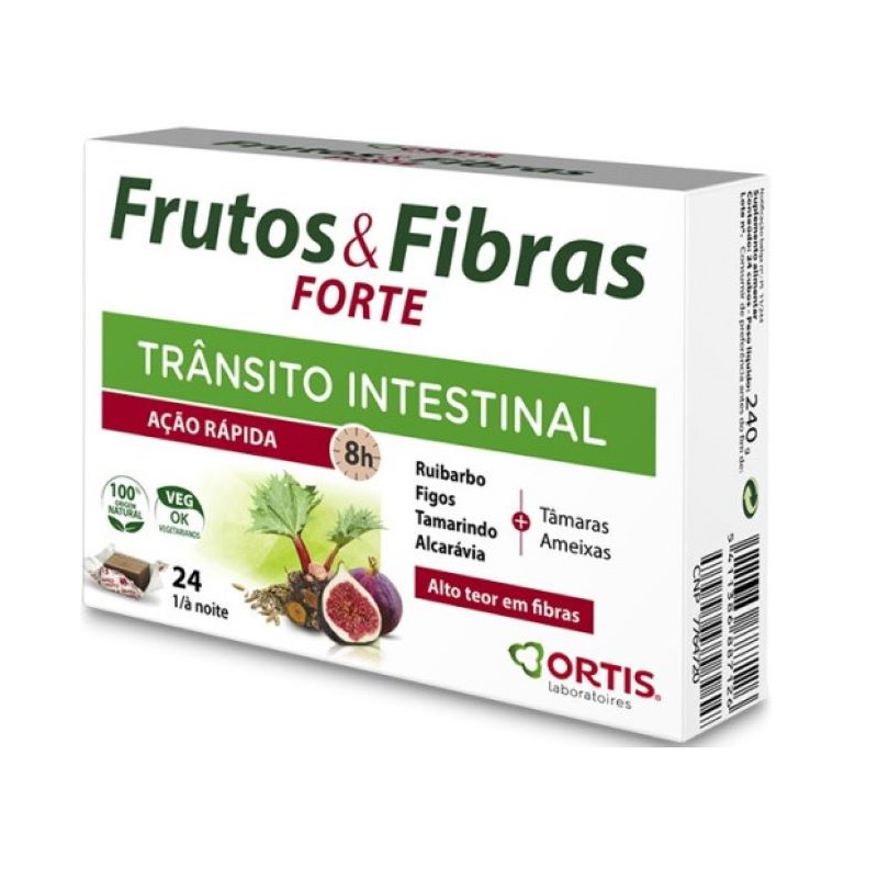Frutos & Fibras Efeito Rápido 24 cubos