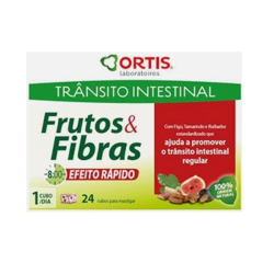 Frutos & Fibras Efeito Rápido 24 cubos