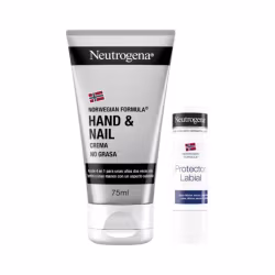 Neutrogena Crema de Manos y Uñas + Protector Labial Pack