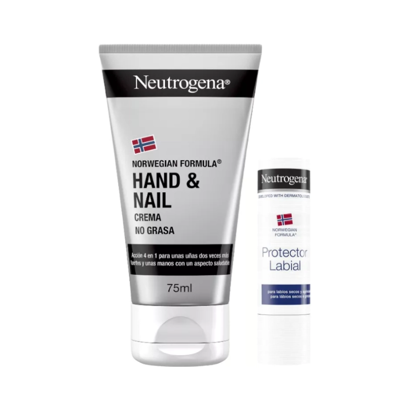Neutrogena Crème Les Mains et Ongles + Protecteur Lèvres Pack