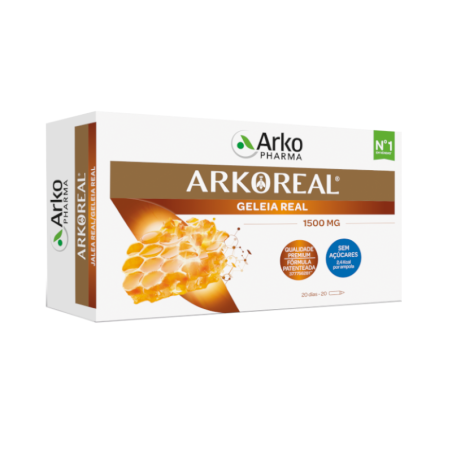 ArkoReal Royal Jelly 1500mg without Sugar 20 ampoules