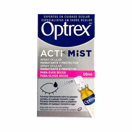 Optrex Actimist Moisturizing and Protective Eye Spray for Dry Eyes 10ml