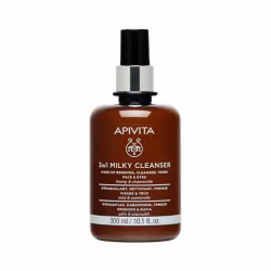 Apivita 3 in 1 Cleansing Milk Face and Eyes 300ml