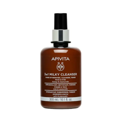 Apivita Leite de Limpeza 3 em 1 Rosto e Olhos 300ml