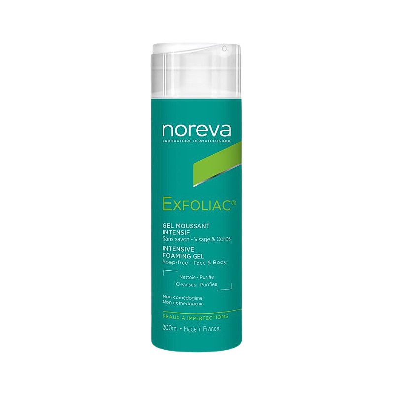 Noreva Exfoliac Gel Limpeza Intensivo 200ml