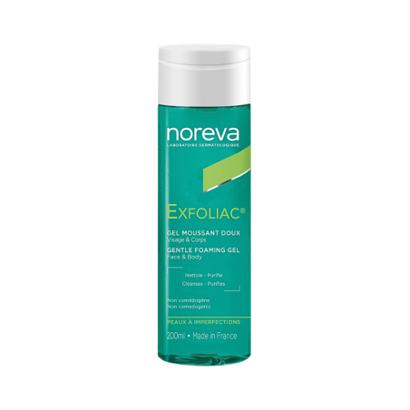 Noreva Exfoliac Gel Limpiador Purificante 200ml