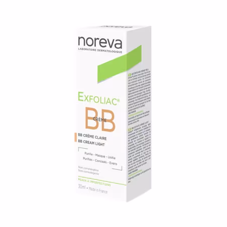Noreva Exfoliac BB Crème Anti-Imperfections Teint Clair 30ml