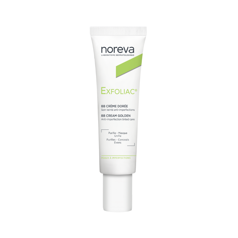 Noreva Exfoliac BB Creme Anti-Imperfeições Tom Dourado 30ml