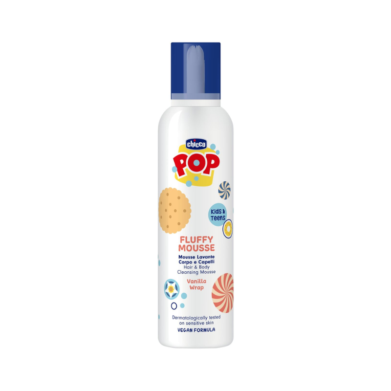 Chicco Pop 2 in 1 Cleansing Mousse Vanilla 200ml