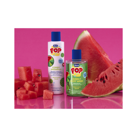 Chicco Pop 2 in 1 Shampoo and Conditioner Watermelon 250ml