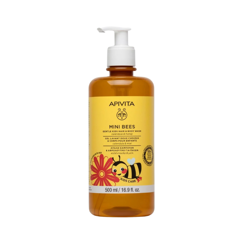 Apivita Mini Bees Gentle Kids Hair and Body Wash 500ml