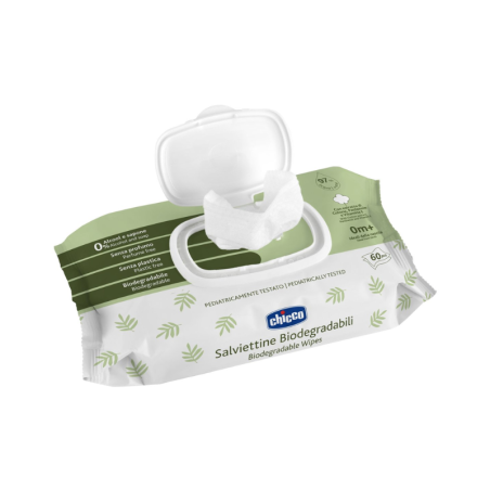 Chicco Lingettes Biodégradables 60 unités