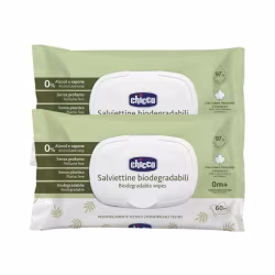 Chicco Lingettes Biodégradables 60 unités