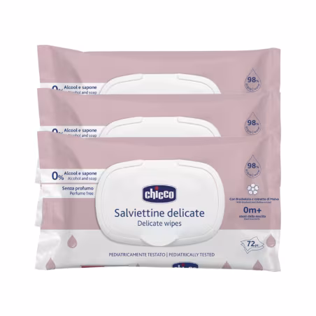 Chicco Toalhitas Delicadas 3x72 unidades