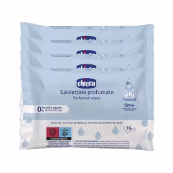Chicco Toalhitas Perfumadas 4x16 unidades