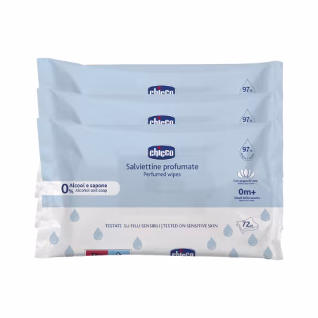 Chicco Scented Wipes 3x72 units