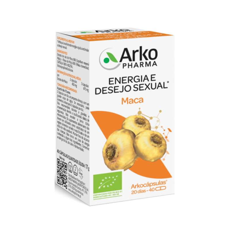 Arkocápsulas Maca 40 capsules