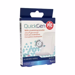 Pic Quickgen Apósito Cicatrizante Polvo 5x7.5cm 5 unidades
