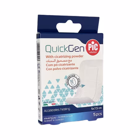 Pic Quickgen Apósito Cicatrizante Polvo 5x7.5cm 5 unidades