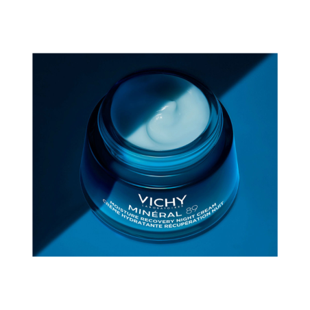 Vichy Minéral 89 Crème de Nuit Hydratante Réparatrice 50 ml