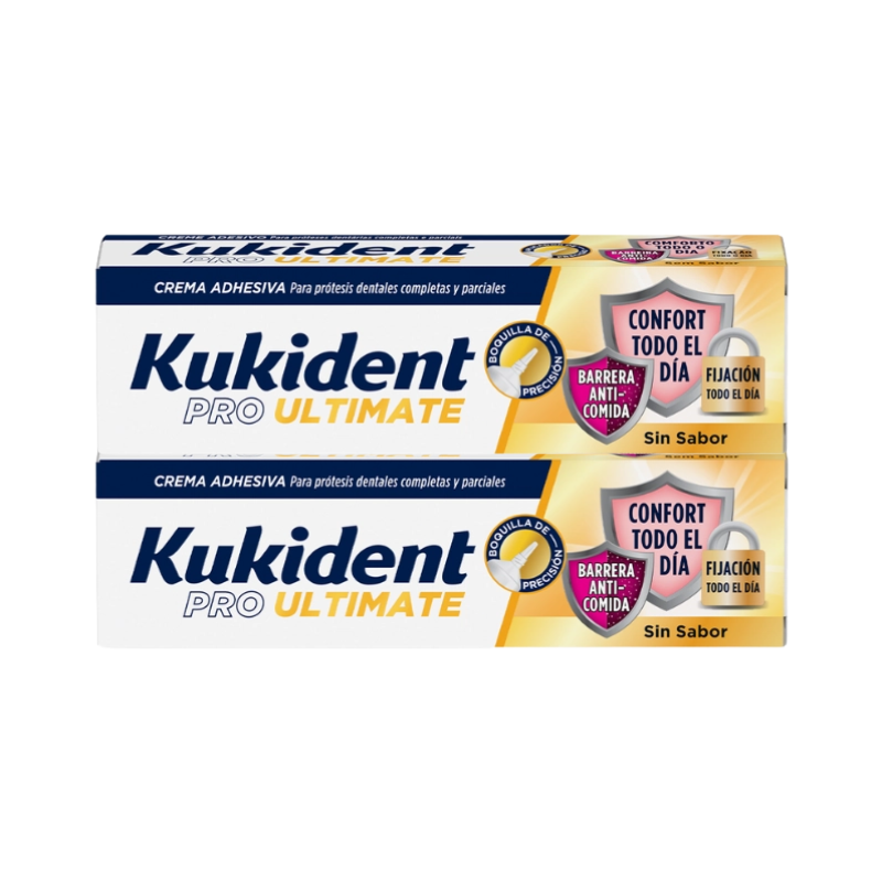 Kukident Pro Ultimate Sem Sabor 2x40g