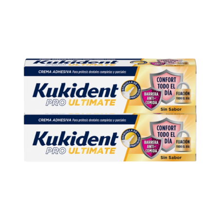 Kukident Pro Ultime Sans Saveur 2x40g