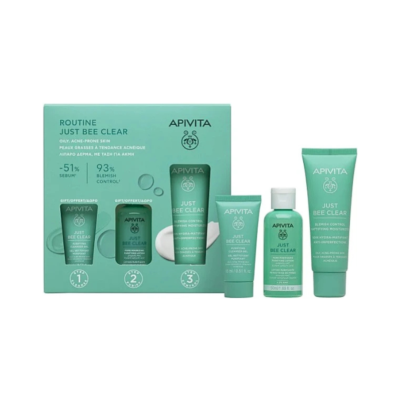 Apivita Routine Just Bee Clear Pack