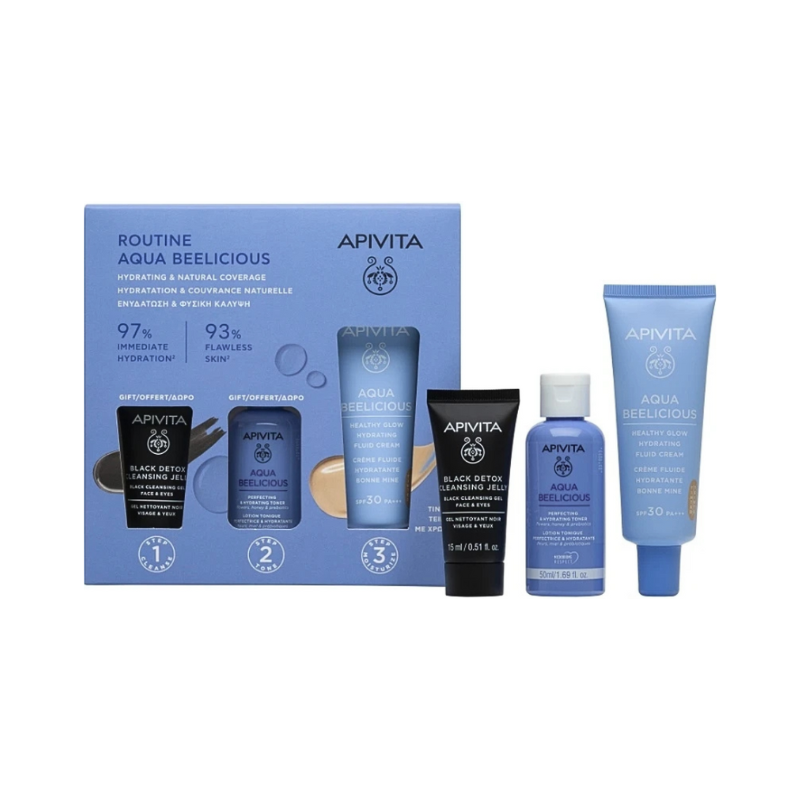 Apivita Routine Aqua Beelicious Tinted Pack