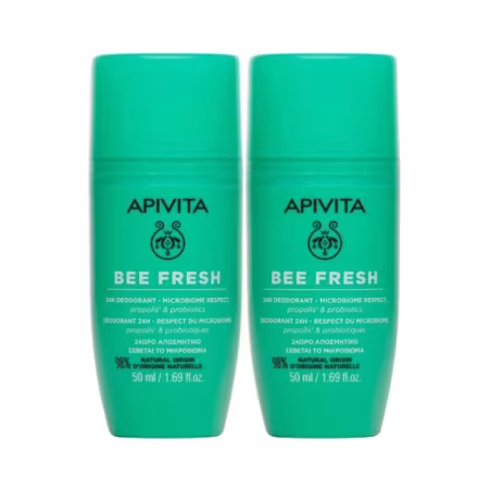 Apivita Bee Fresh Desodorante 24H 2x50ml