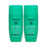 Apivita Bee Fresh 24H Deodorant 2x50ml