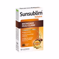 Nutreov Sunsublim Bronzeado Pele Clara 28 cápsulas