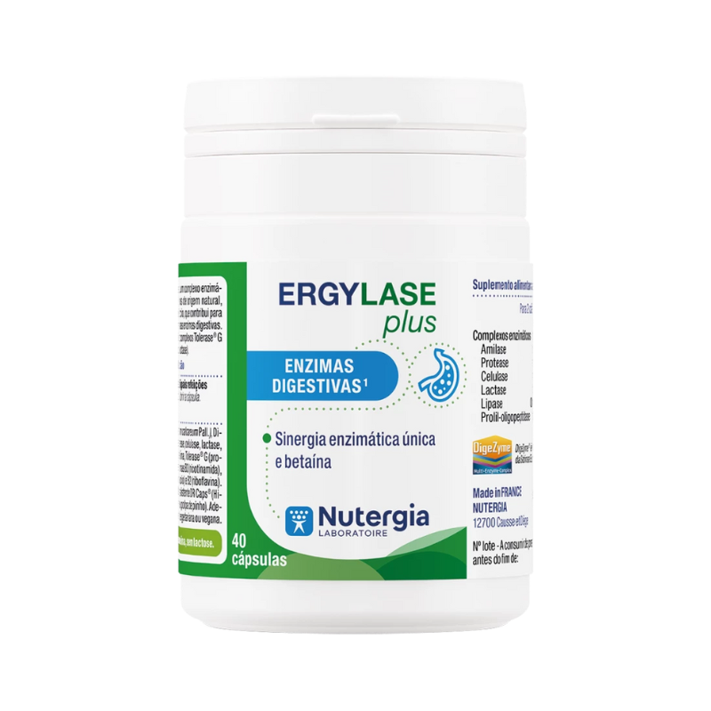 Nutergia Ergylase Plus 40 cápsulas