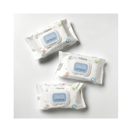 Farline Bebé Toalhitas Higiénicas 3x72 unidades