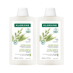 Klorane Shampoo with Oat 2x400ml