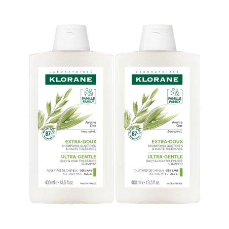 Klorane Champú con Avena 2x400ml