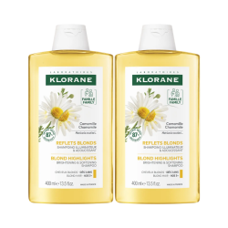 Klorane Shampoing Camomille 2x400ml