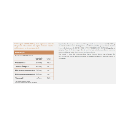 FDC Omega-3 EPA e DHA 30 cápsulas