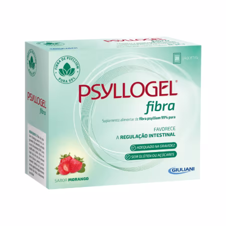 Psyllogel Fibra Morango 20 saquetas