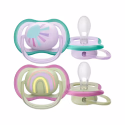 Philips Avent Ultra-Air Chupete 0-6m Sol/Arcoíris 2 unidades