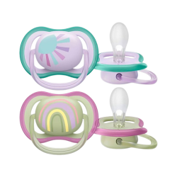 Philips Avent Ultra-Air Pacifier 0-6m Sun/Rainbow 2 units