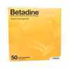 Betadine Gasa Impregnada 10x10cm 50 unidades
