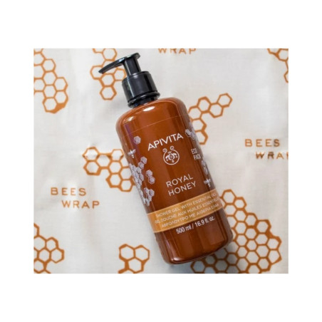 Apivita Royal Honey Shower Gel with Essential Oils 500ml