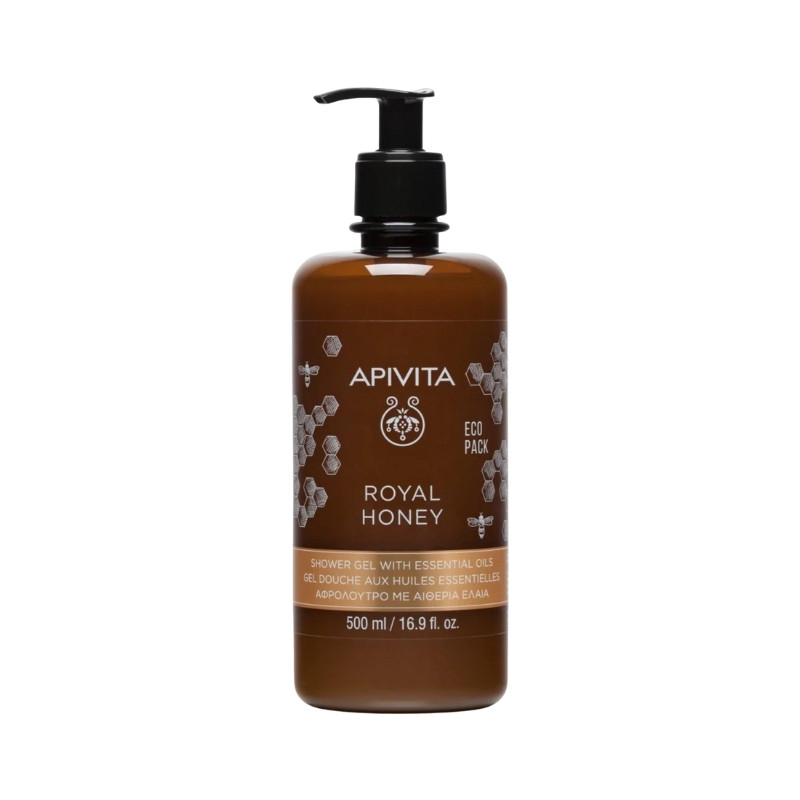 Apivita Royal Honey Gel Douche Huiles Essentielles 500ml