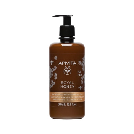 Apivita Royal Honey Shower Gel with Essential Oils 500ml