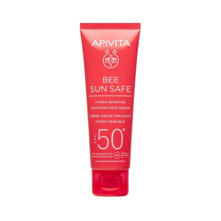 Apivita Bee Sun Safe Crème Apaisante Hydra Sensible SPF50+ 50ml Apivita Bee Sun Safe Crème Apaisante Hydra Sensible SPF50+ 50ml