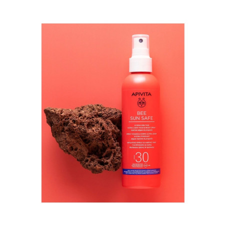 Apivita Bee Sun Safe Hydra Spray Ultraligero Rostro y Cuerpo SPF30 200ml Apivita Bee Sun Safe Hydra Spray Ultraligero Rostro y Cuerpo SPF30 200ml