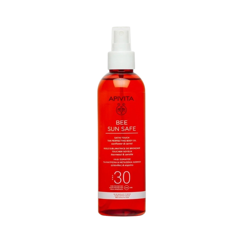 Apivita Bee Sun Safe Tan Perfecting Body Oil SPF30 200ml