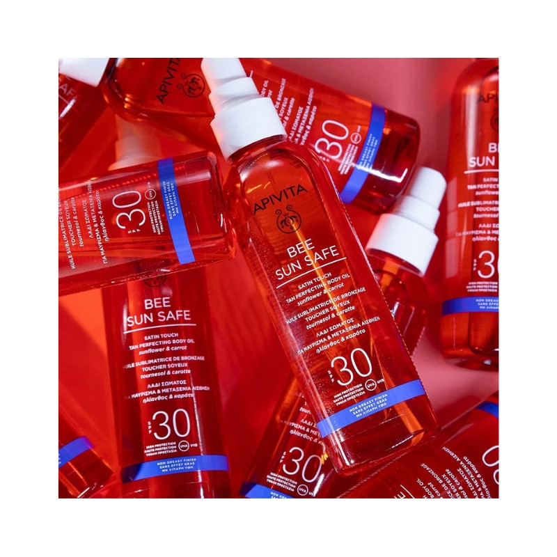 Apivita Bee Sun Safe Tan Perfecting Body Oil SPF30 200ml