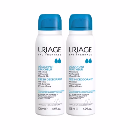 Uriage Desodorizante Refrescante Spray 2x125ml