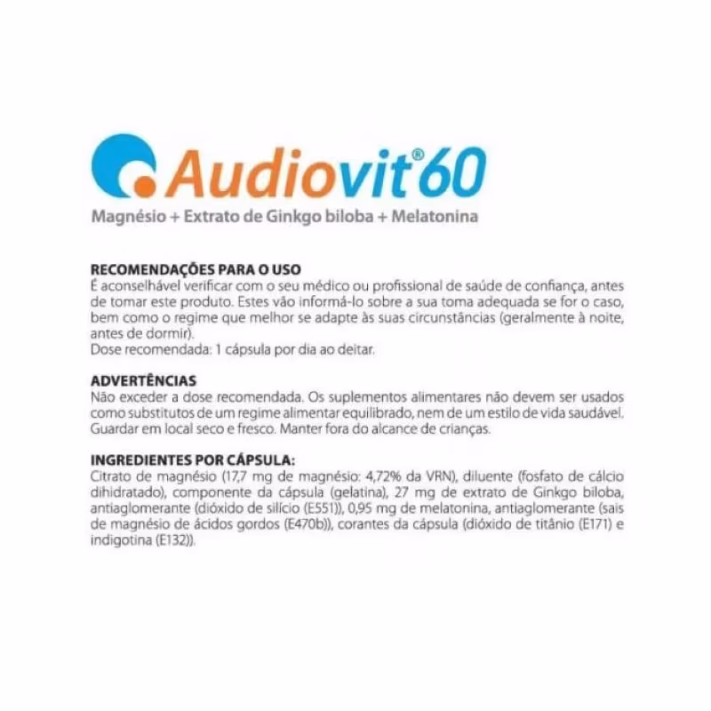 Audiovit 60 capsules